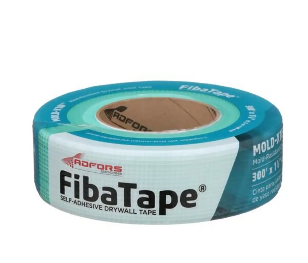 FibaTape Mold-X10 1-7/8 in. x 300 ft. Self-Adhesive Mesh Drywall Joint Tape